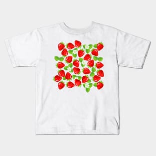 Spring Strawberries Kids T-Shirt